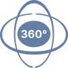 Icon indicating possibility of 360 Degree product preview